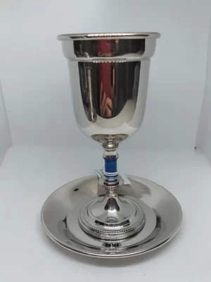 גביע קידוש דגם כחול