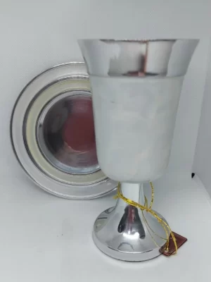 גביע קידוש דגם שמנת