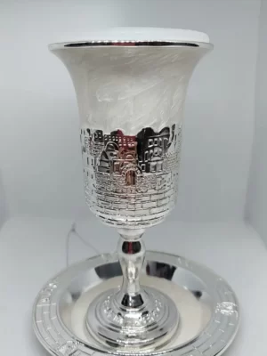 גביע קידוש דגם שנהב